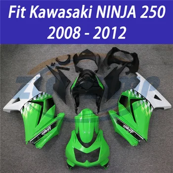 Motocykel Shell Kapotáže Pre Kawaskai NINJA 250 2008 - 2009 - 2010 - 2011 - 2012 Abs Vstrekovanie Kvalitné Telo Horské EX250