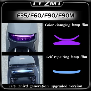 Pre Ninebot F35 F60 F90 F90M svetlometu ochranný film úprava príslušenstvo nálepky