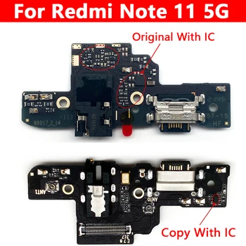 Pre Xiao Redmi Poznámka 11 5G Originál Nabíjačku USB Konektor Nabíjania Konektor Dock Port Flex Kábel S Micro Pre Mi Poco M4 Pro