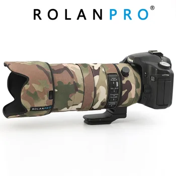 ROLANPRO Nylon Vodotesný Kryt Objektívu pre Sigma 70-200 mm F/2.8 Šport Kamufláž Daždi Kryt Objektívu Rukáv Zbrane, Oblečenie Fotografie