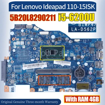 BIWP4 LA-D562P Pre Lenovo Ideapad 110-15ISK Doske 5B20L8290211 SR2EY i5-6200U 4GB 100％ Testovaný Notebook Doska