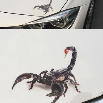 3D auto nálepky spider gecko scorpion pre Suzuki SX4 SWIFT Alto Liane Grand Vitara Jimny S-Cross