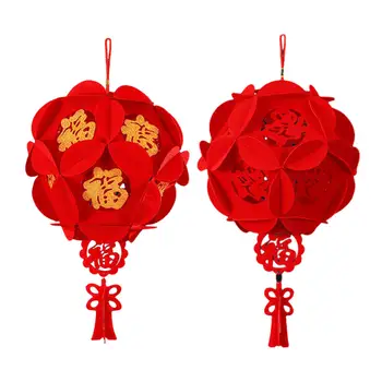Nový Rok Red Lantern Jarný Festival Lantern Fu Charakter,Dekorácie Oslavu Lantern pre 2024 Čínsky Nový Rok, Narodeniny