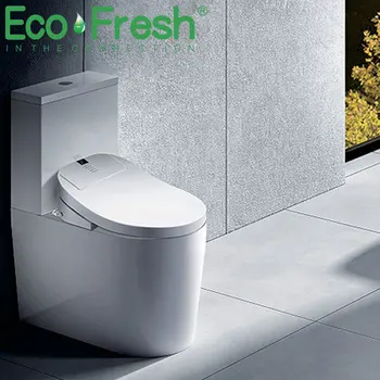 Ecofresh Smart wc sedadlo Predlžujú Elektrické Bidetová kryt tepla led svetlo umývanie suchej masáže muž, žena, dieťa oldman
