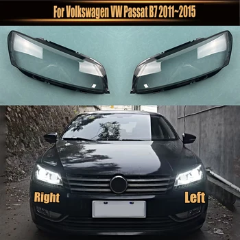 Pre Volkswagen VW Passat B7 2011~2015 Svetlometov Kryt Svetlometu Shell Transparentné Objektív Plexisklo Nahradiť Originálne Tienidlo
