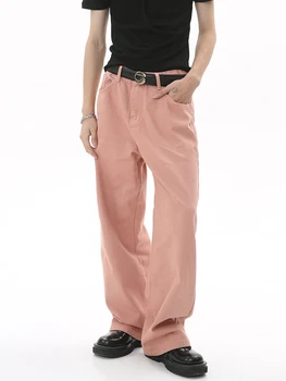 Unisex kórejský Štýl Voľné-Nosenie Džínsov: Nový Príchod, Streetwear Núdzi Straight-Leg Nohavice, Džínsy Y2K