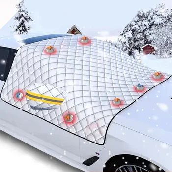 Auto snehu štít Zime Auto čelného okna Krytie čelného skla Slnečníky Univerzálny Automobil Proti Snehu, Mráz a Ľadový Štít Kryt