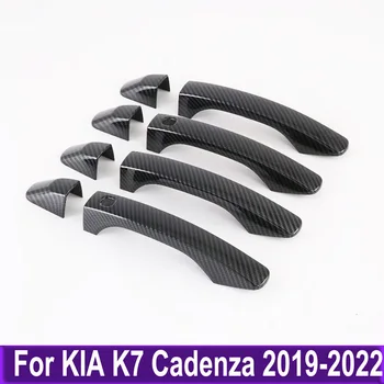 Pre KIA K7 Cadenza 2019 2020 2021 2022 Chrome Strane Dverí Rukoväť Kryt Výbava, Auto Nálepky, Dekorácie Styling Príslušenstvo