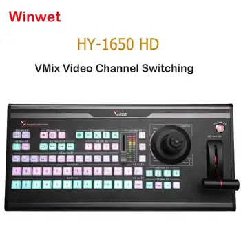 Winwet HY-1650HD vMix Video Kanál, Prepínač Ovládací Panel pre Nahrávanie Videa Zariadenia ODM Riaditeľ Klávesnica pre Vysielanie Live
