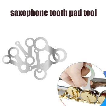 Saxofón Zub Panela Nástrojov Riešiť Kožený Pásik Únik Vzduchu Opravy Príslušenstvo Woodwind Nástroj Ploché Tlaku Vyrovnanie Nástroj