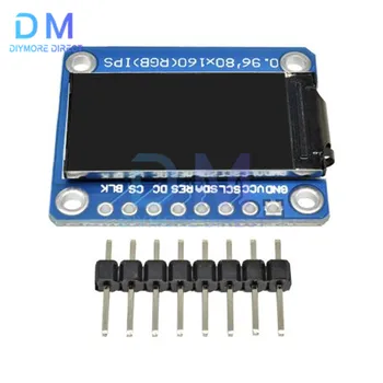 0.96 palcový Farebný 80x160 IPS plne Farebný TFT LCD Displej Modul ST7735S Vymeňte Napájací zdroj pre Arduino