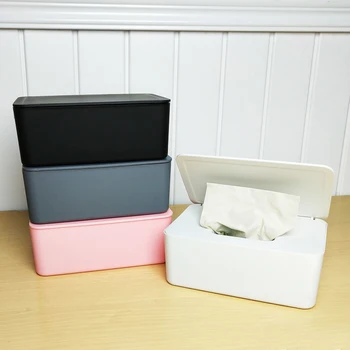 Mokré Utierky Úložný Box S Vekom Domácnosti klasické tissue papiera prípade Domácností Prachotesný Maska box Prachotesný Ploche Úložný Box
