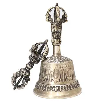 Tibetskej Budhistickej Meditácie Bell Strane Bell Modlitba Zvony Dordže Vajra Bell Meditácie Oltár Rituál Bell Ručné Dharmy Objekty