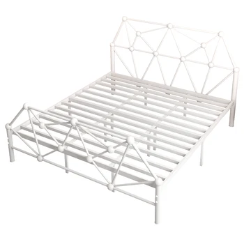 Železná posteľ manželská posteľ moderný minimalistický 1,8 m 1,5 m detí a dievčatá princezná 1,2 m apartmán železa rám žehlička