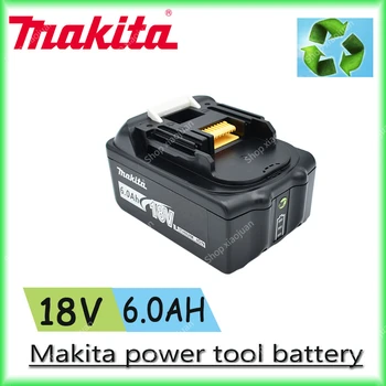 6.0 Ah BL1830 18V Makita Originál 6000mAh BL1815 BL1860 BL1840 194205-3 Nabíjateľná Li-IonBattery Vymeniteľný Power Nástroj Batérie
