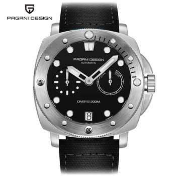 PAGANI DIZAJN 2023 Nový Top Značky Luxusné Hodinky Automatické Muži Mechanické Náramkové hodinky Športové Nepremokavé Sapphire Zrkadlo Reloj Hombre