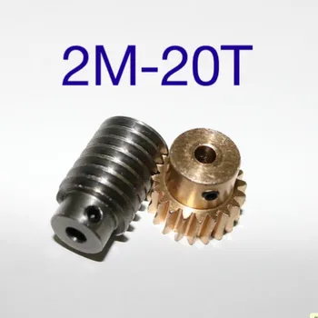 2 M-20T zníženie medi červ prevodovky prenosu častí inštalácie centrum vzdialenosť 30.5/35.5/44.5 rýchlosť pomer 20