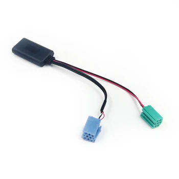 Autorádio Zelená Modrá Mini ISO 6Pin 8Pin Konektorom Bluetooth 5.0 Aux kábel Kábel Adaptéra pre Renault Rádio Updatelist