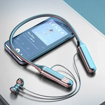 Magnetické Bezdrôtové Slúchadlá Neckband Bluetooth 5.2 Slúchadlo Headset Športové Bežecké Nepremokavé Bezdrôtové Slúchadlá s Mikrofónom Slúchadlá