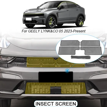 4pcs Auto Hmyzu-dôkaz Prívodu Vzduchu ochranný Kryt Vložiť Prieduch Racing Gril Filter Čistý Príslušenstvo Pre GEELY LYNK&CO 05 2023-2025