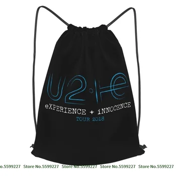 U2 Skúsenosti Neviny Logo Bono Šnúrkou Batoh Bookbag Batoh Personalizované Tašky Pre Cestovné Športová Taška