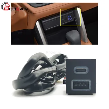 Auto Rýchlo Nabíjačka Dual QC3.0 USB Typu C PD Rozhranie Adaptér Upravený Plnenie Zásuvky vhodné na Toyota RAV4 Auto Príslušenstvo