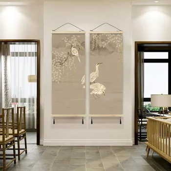 Nový Čínsky Štýl, Dekoratívne Maľby Obývacia Izba, Veranda, Spálne, Gauč Pozadí Nástennú Maľbu Moderné Nástenné Art Visí Maľovanie