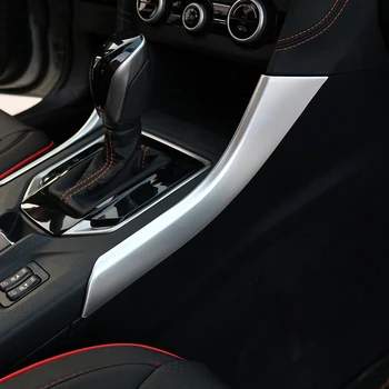 silver a Uhlíka štýl Interiéru stredovej Konzoly Prúžok Dekoratívne Výbava Auta Styling Príslušenstvo 2 ks Pre Subaru XV 2018 ABS