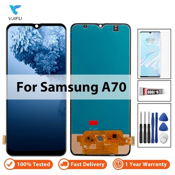LCD Samsung Galaxy A70 A705 A705F Displej Dotykovej Obrazovky Montáž SM-A705MN SM-A705FN/DS Náhradné Diely s Skrutkovač