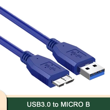 USB3.0 B Male Micro B Prepojovací Kábel Western Digital Xi-Toshiba Dátový Kábel Mobile Pevného Disku Údaje Napájací Kábel Vysokej Rýchlosti