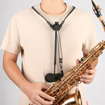 Saxofón Popruh Saxofón Ramenný Popruh Saxofón Ozdobná Šnúrka Na Uniforme Krku Popruhy Na Ochranu Krku Rameno Na Hudobné Nástroje, Príslušenstvo