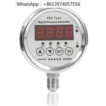 Y60 Nový Typ Digitálnych Inteligentné Pneumatické, Hydraulické, Elektrické Kontakt Meter Radič Tlakový Spínač Senzor