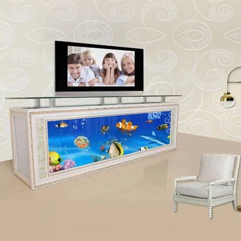 Európska TV Kabinet akvárium Obývacia Izba Domov Ekologické Akvárium na Stenu, akvárium
