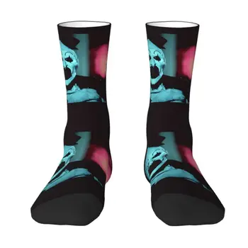 Vtipné Terrifier Ponožky Muži Ženy Teplé 3D Tlač Horor Film Halloween Klaun, Futbal, Športové Ponožky
