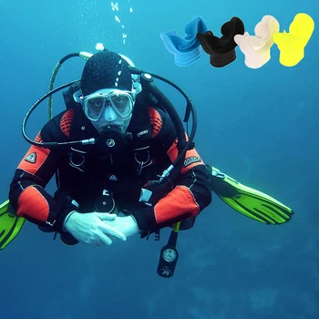Silikónové Potápanie Mouthpieces Ľahký Potápačský Šnorchel Regulátor Prenosné Nahradenie Bezpečné Mäkké Dýchanie Pod Vodou Príslušenstvo