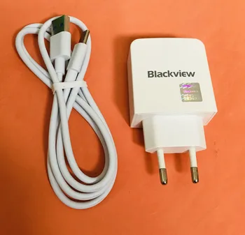 Originál Cestovnej Nabíjačky EÚ Zapojte Adaptér+ Typu C, USB Kábel pre Blackview BV9600 Pro Heliograf P70 doprava zadarmo