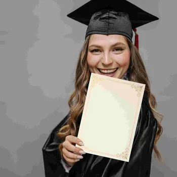 10 Listov Certifikát Papier Diplomu Papier pre Tlač Prázdny Papier Fólie Prázdne Certifikát