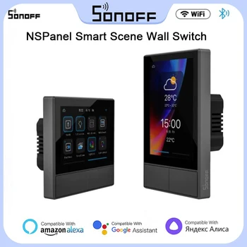 SONOFF NSPanel Smart Scény vypínač EÚ a USA, Wifi, Smart Termostat Displej Prepínač Ewelink Diaľkové Ovládanie Práce S Alexa Google