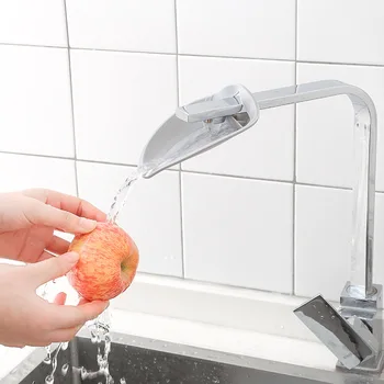 Umývanie rúk Extender Detí umývanie rúk Aids, Kuchynské Batérie, Návod Umývadlo Anti-Splash Extender Vody Sprievodca Extender