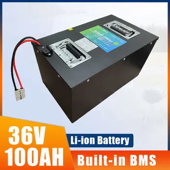 36v 100AH Li-ion, Vstavaný BMS S Bluetooth Lítium-Polymérová Batéria Pre Solárne a Skladovania Energie, Veternej Energie Stanice Telecom Base
