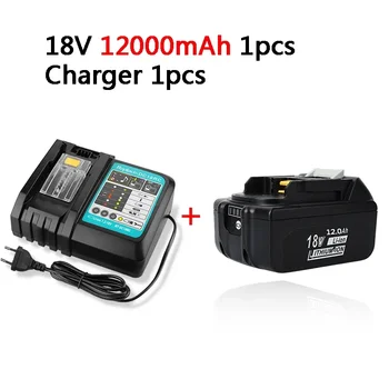 100% Originálne Pre Makita 18V 12000mAh Nabíjateľná Náradie Batérii s LED Li-ion Výmena LXT BL1860B BL1860 BL1850