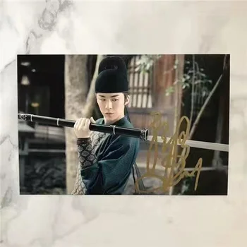 Lusi Zhao Liu Yuning Plagát Autographed Foto TV Dlho Balada Hao Du Dráma Stills Vlastnoručný Zber Podpis Obrázky