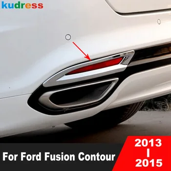 Zadné Hmlové Svetlo Lampy Kryt Výbava Pre Ford Fusion Obrys 2013 2014 2015 Chrome Auto Príslušenstvo Chvost Foglight Liatie Obloha Pásy
