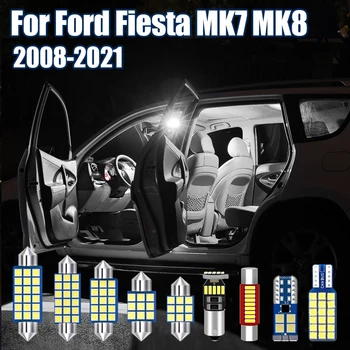 Pre Ford Fiesta MK7 MK8 2008 - 2011 2012 2013 2014 2015 2016 2017 2018 2019 2020 2021 Auto LED Žiarovky Osvetlenie Interiéru Príslušenstvo