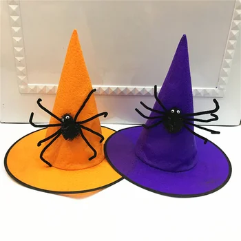 Móda Dospelých, Deti Spider Strany Cosplay Halloween Klobúk Osobnosť Sprievodcu Klobúk Poukázal Spp Party Dekorácie