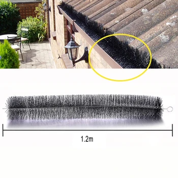 1.2 Meter Žľabu Kefa 100mm Leaf Ochrana Fotovoltaických Ochrana Striech Brushs Downspouts Žľaby Komponenty Hardvéru Stráže