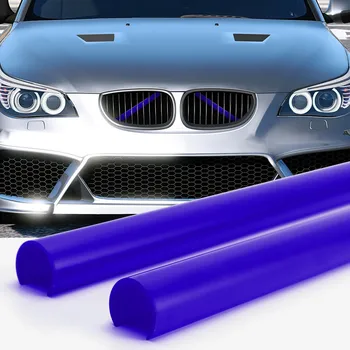 2 ks Auto Prednej Mriežky, Trim Prúžky Na BMW E60 Športové Auto Styling Dekorácie Univerzálne Príslušenstvo Horúce Predaj