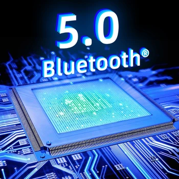 Auto Bluetooth5.0 Bezdrôtový FM Vysielač,QC3.0 Rýchle Nabíjanie USB Auto
