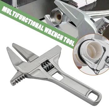 Multi-funkčné 6-68mm Otvorenie Nastaviteľný Kľúč Kľúča Pohodlné Inštalatér Hliníkovej Zliatiny Kúpeľňa Inštalatérske Wrenchb Repair Tool