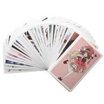 30pcs Anime Karty Cardcaptor Sakura Pohľadnicu, Blahoželanie Správu Karty Vianočný Darček Hračky pre Deti,